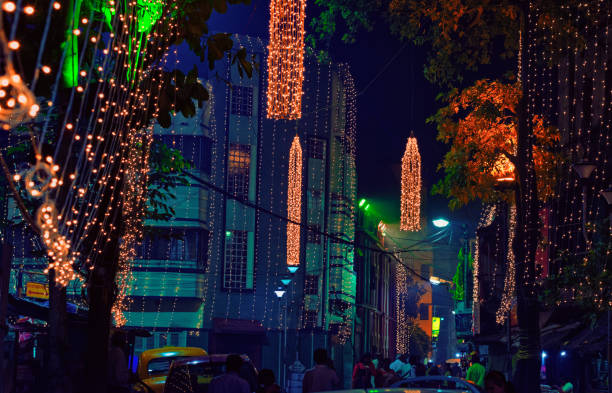 Bangalore Streets During Diwali