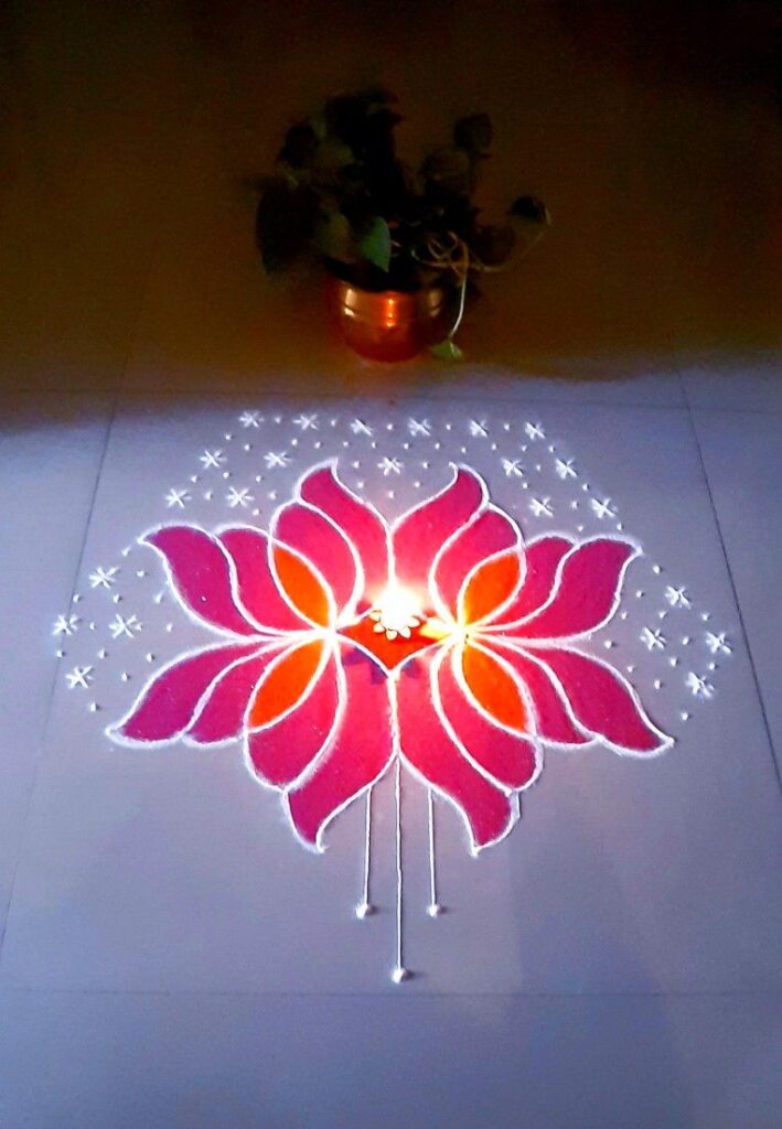 Easy Rangoli Designs for Diwali