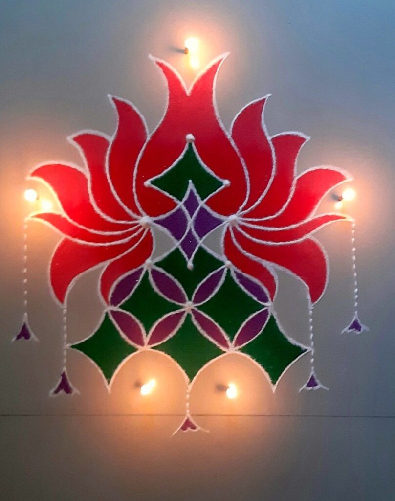 Easy Rangoli Designs for Diwali 
