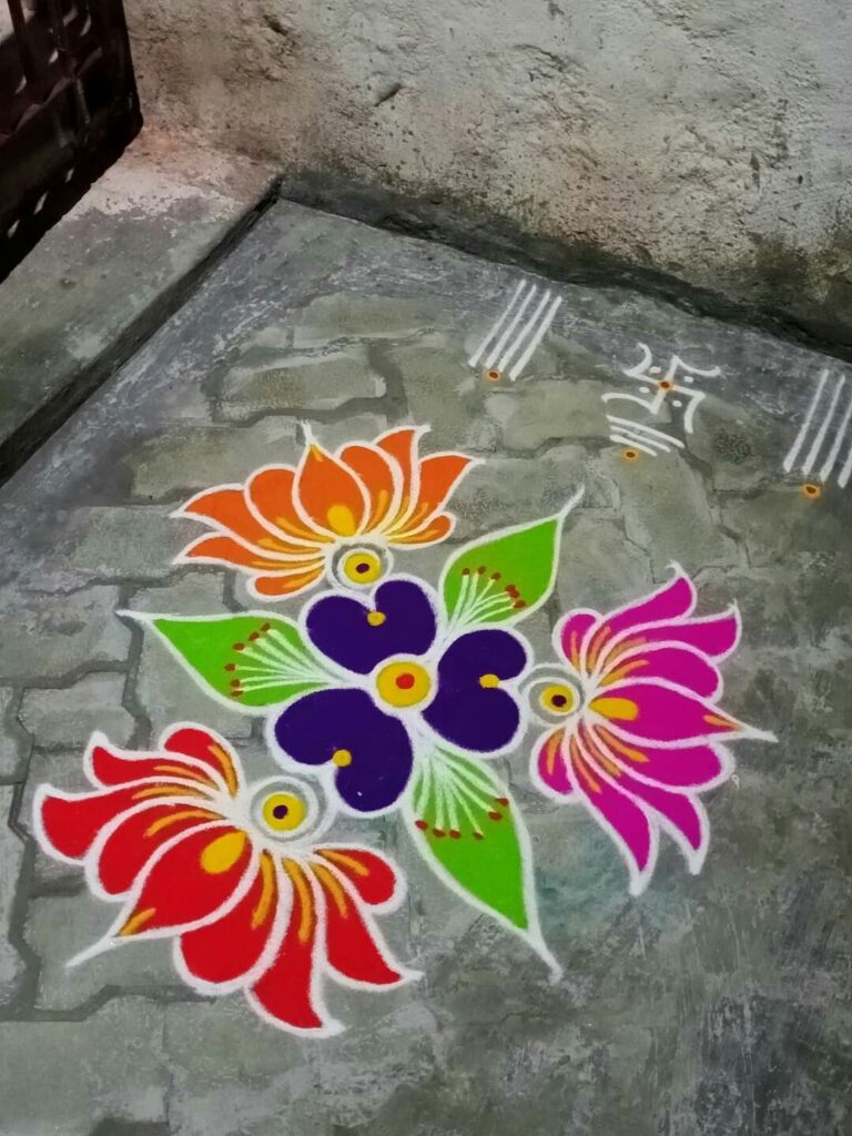 Easy Rangoli Designs for Diwali 