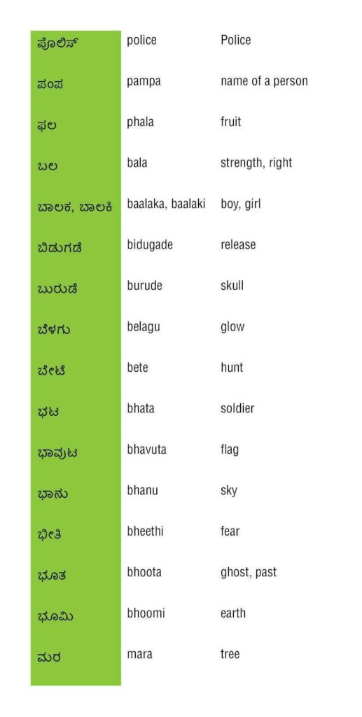 Basic Kannada Words and Phrases