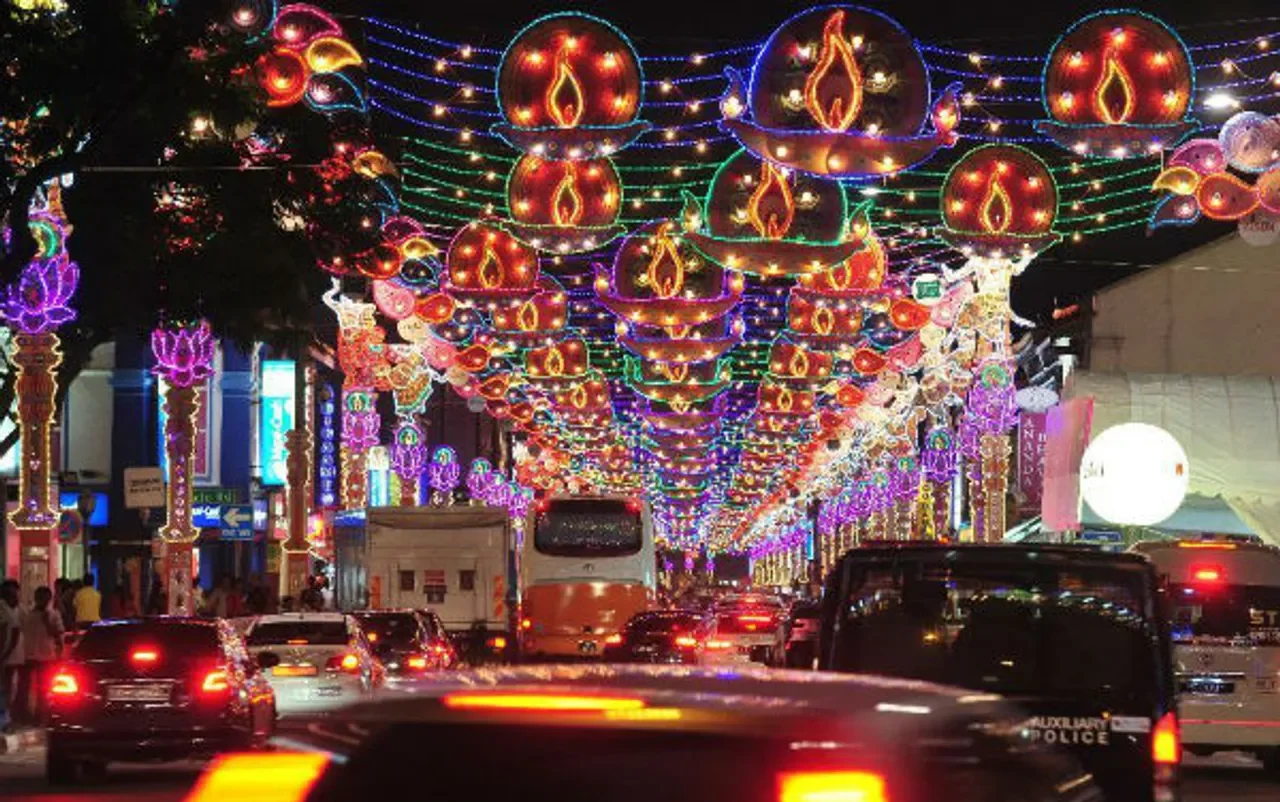 Diwali Streets in Bangalore