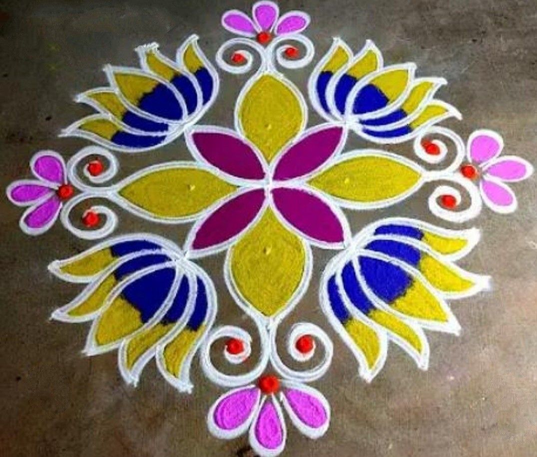 40+ Best Beautiful Designs of Rangoli for Diwali 2023 – It'sMyBengaluru